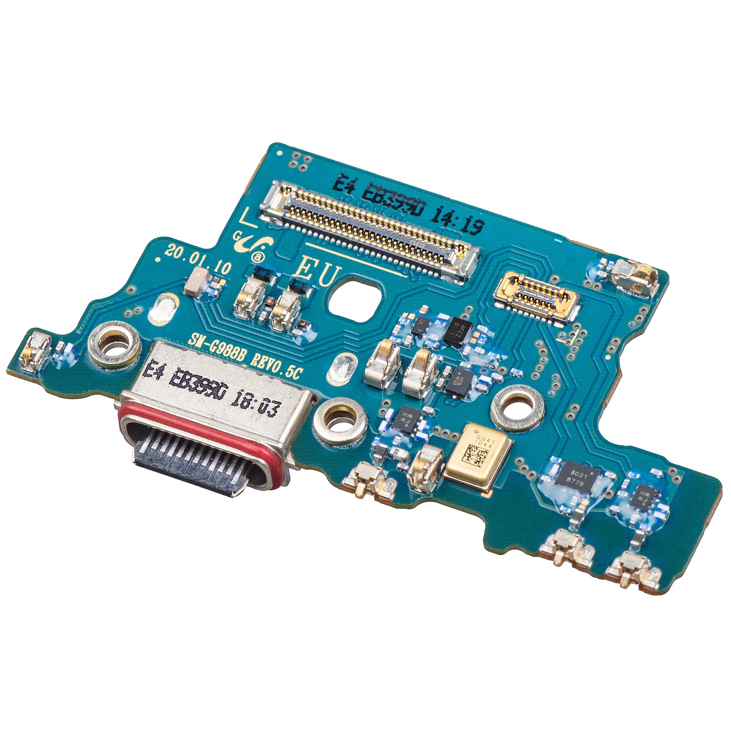 Ladeanschlussplatine - Mikrofon Samsung Galaxy S20 Ultra G988, Service Pack GH96-13300A