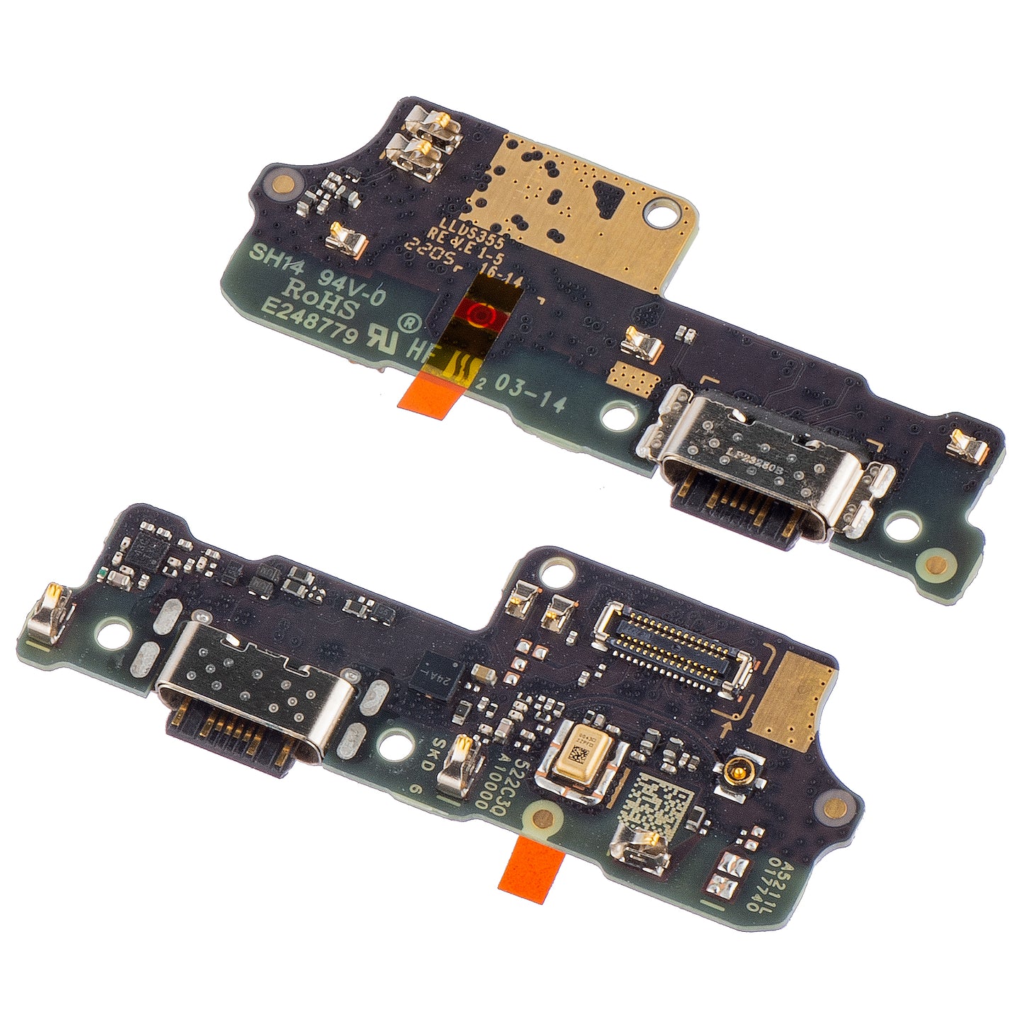 Ladebuchse & Mikrofon Platine für Xiaomi Redmi 10C | Original