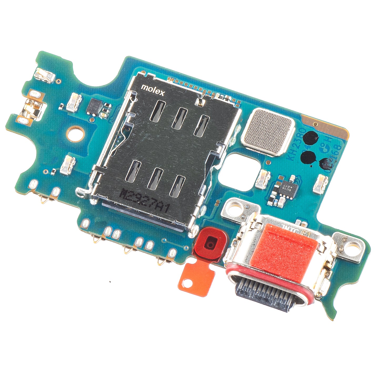 Ladebuchse / Mikrofon / SIM-Leser Platine für Samsung Galaxy S22+ 5G S906 | Service Pack