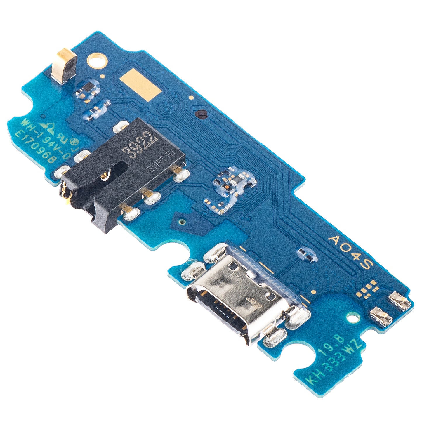 Ladebuchse / Audio / Mikrofon Platine für Samsung Galaxy A04s A047 | Service Pack