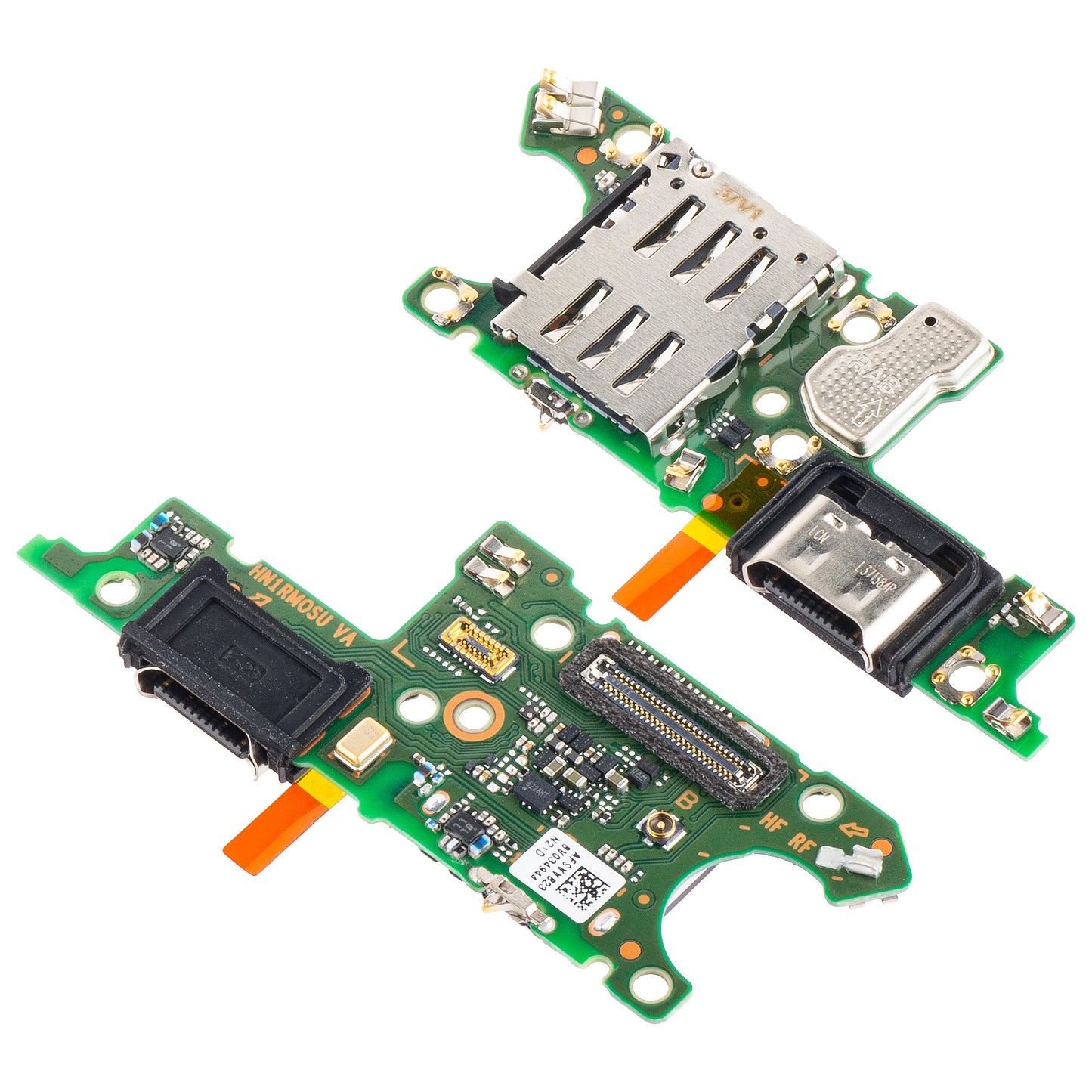 Platine mit Ladeanschluss - Mikrofon - SIM-Lesermodul Honor Magic5 Lite, Service Pack 0235AELQ