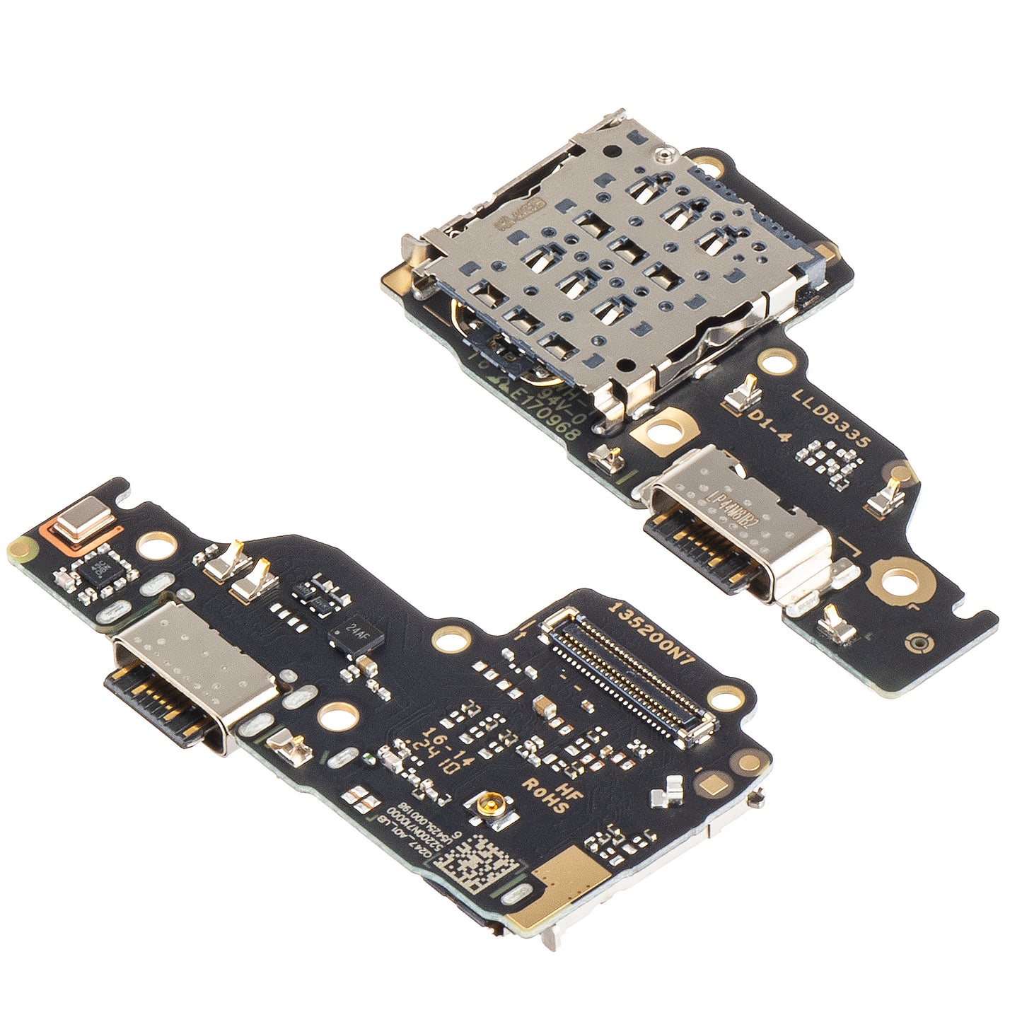 Ladeanschlussplatine - Mikrofon - SIM-Kartenleser Modul Xiaomi Redmi Note 13 4G, Service Pack 56000500N700