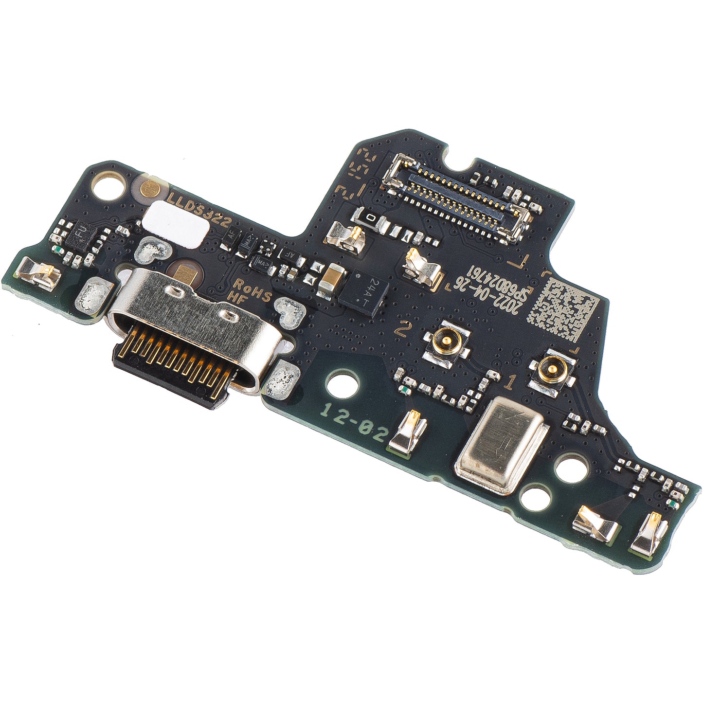 Ladebuchse & Mikrofon Platine für Motorola Moto G31 | Service Pack