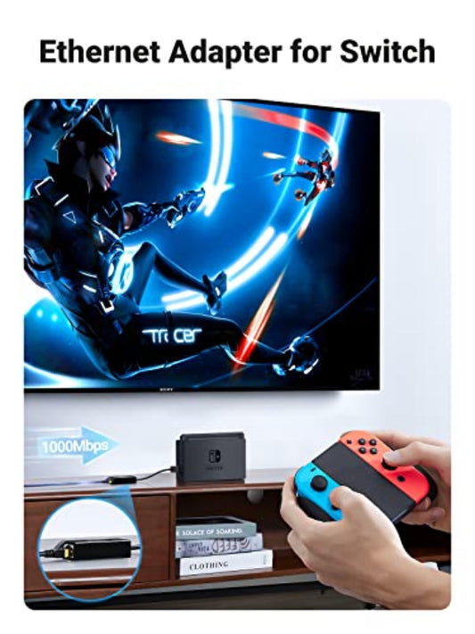 Netzwerkkarte UGREEN CR111, RJ45, USB 3.0, Weiß