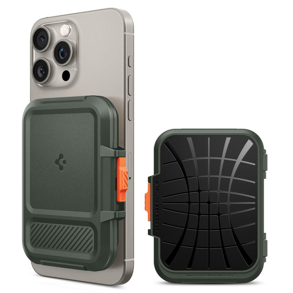 Magsafe Wallet, Spigen, Lock Fit, Green AFA08528