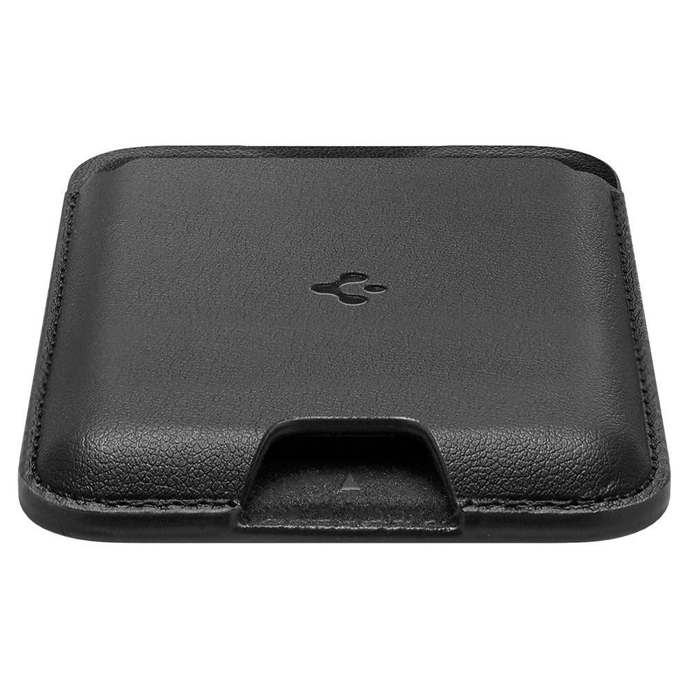 MagSafe Geldbörse, Spigen, Valentinus MagFit, Schwarz AFA11337