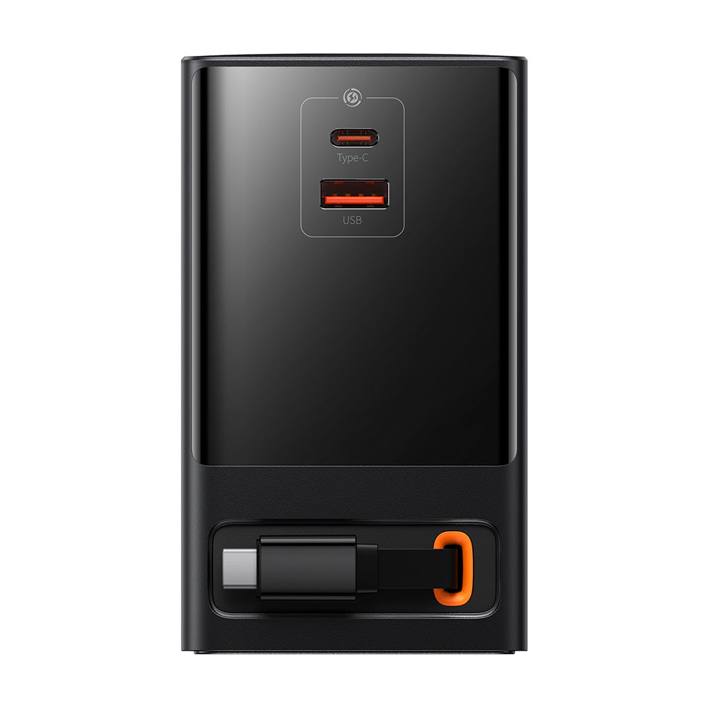 Baseus PowerCombo US Verlängerungskabel, 3 x Steckdosen, Schwarz PSLR000101