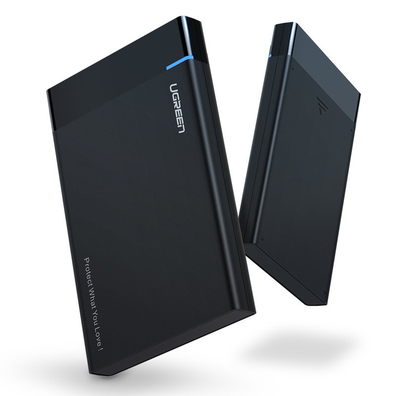 UGREEN US221 Rack für HDD / SSD SATA 2,5 Zoll, USB 3.2, Schwarz