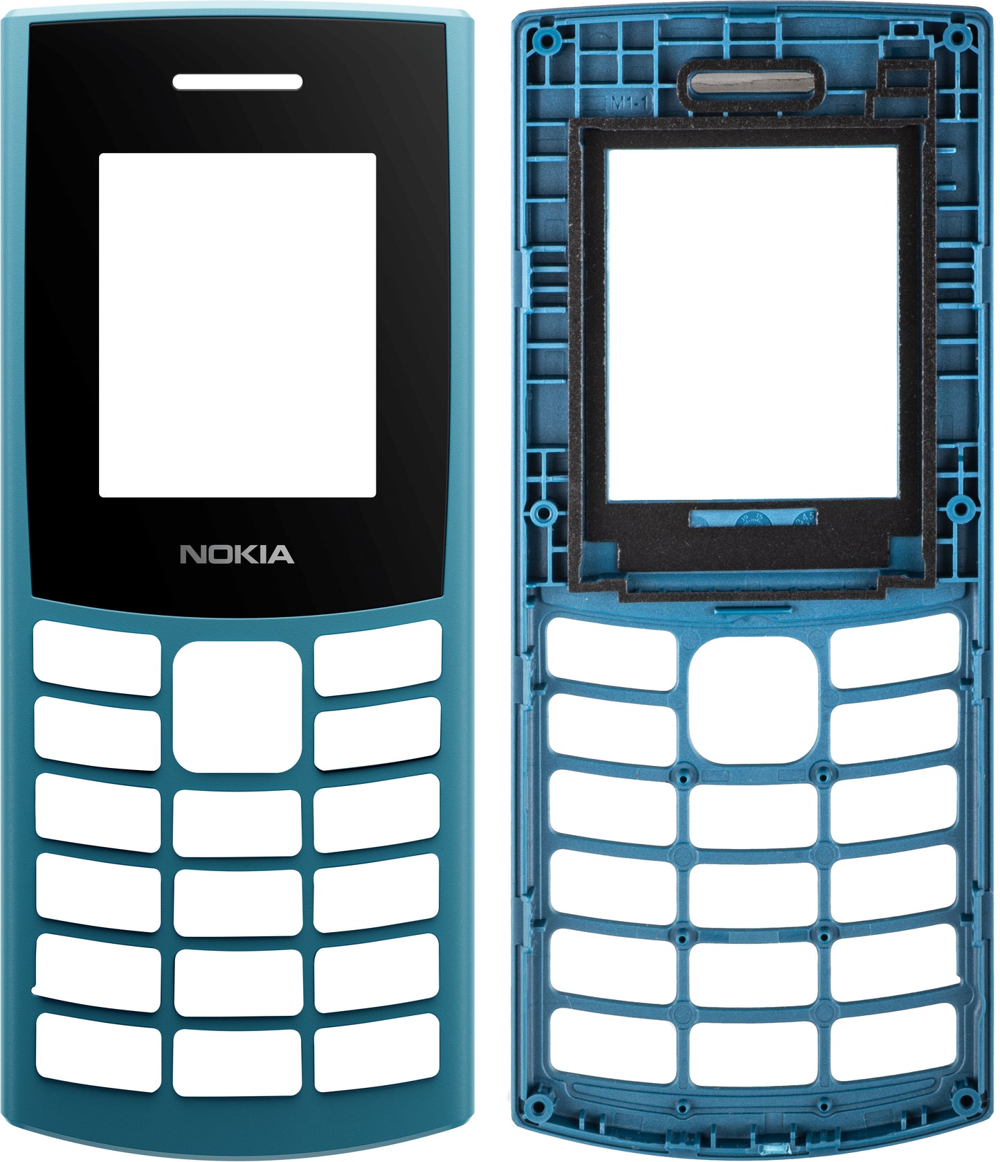 Frontabdeckung für Nokia 105 4G 2. Edition, Blau