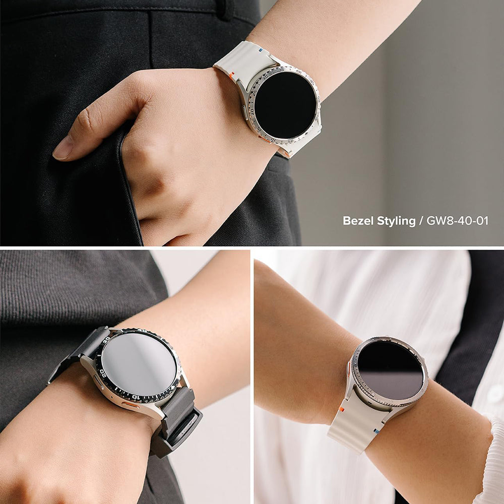 Ringke Inner Styling Schutzrahmen für Samsung Galaxy Watch8 Classic, Schwarz