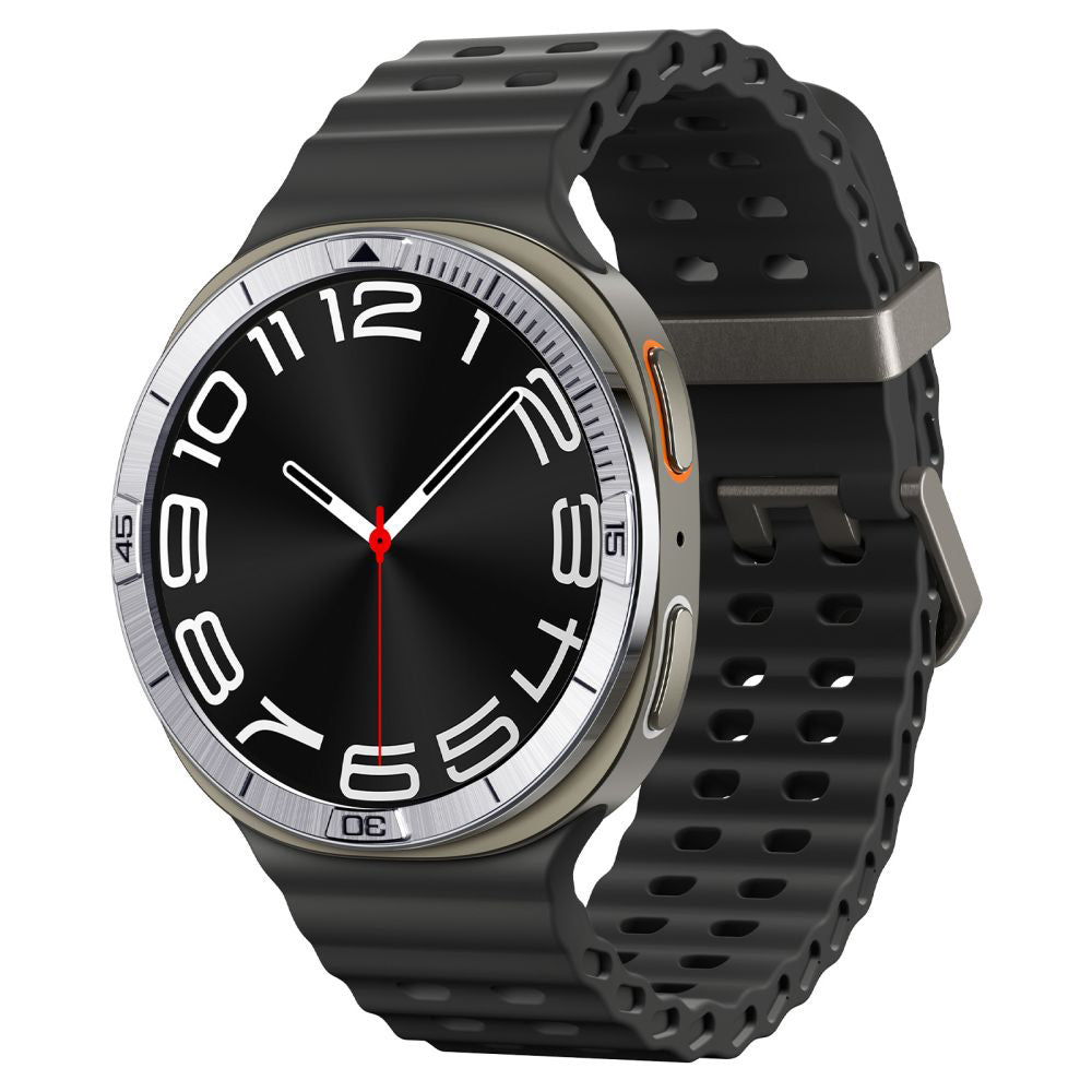 Spigen Tune Pilot Schutzrahmen für Samsung Galaxy Watch8 44mm, Silber ACS10009