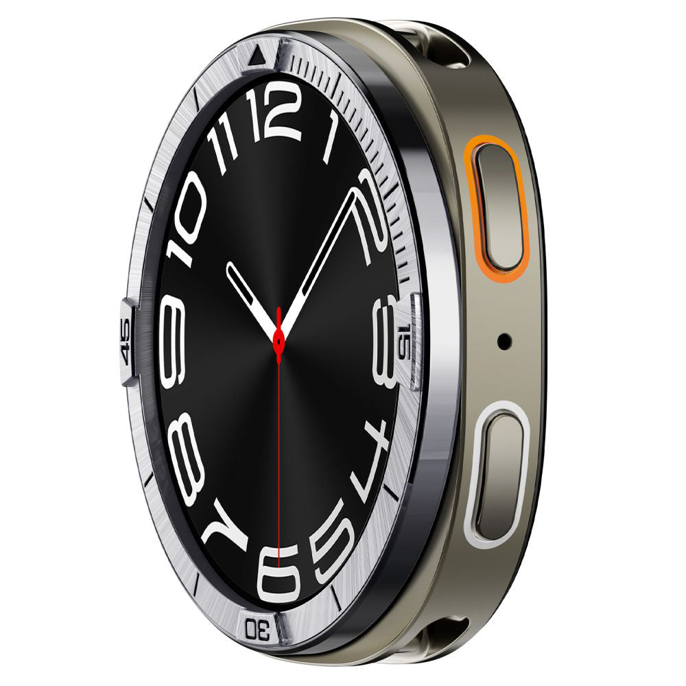 Spigen Tune Pilot Schutzrahmen für Samsung Galaxy Watch8 44mm, Silber ACS10009