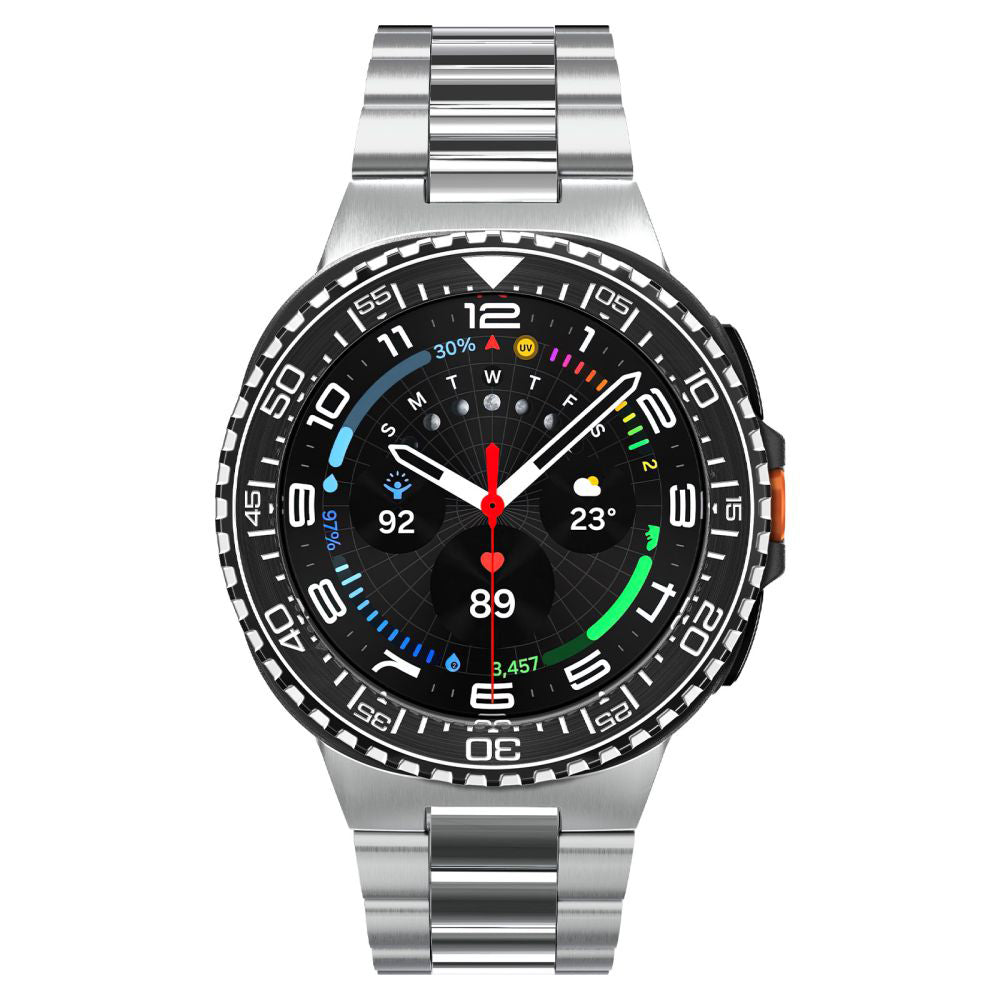 Spigen Tune Pro Diver Schutzrahmen für Samsung Galaxy Watch8 Classic, Schwarz ACS10016