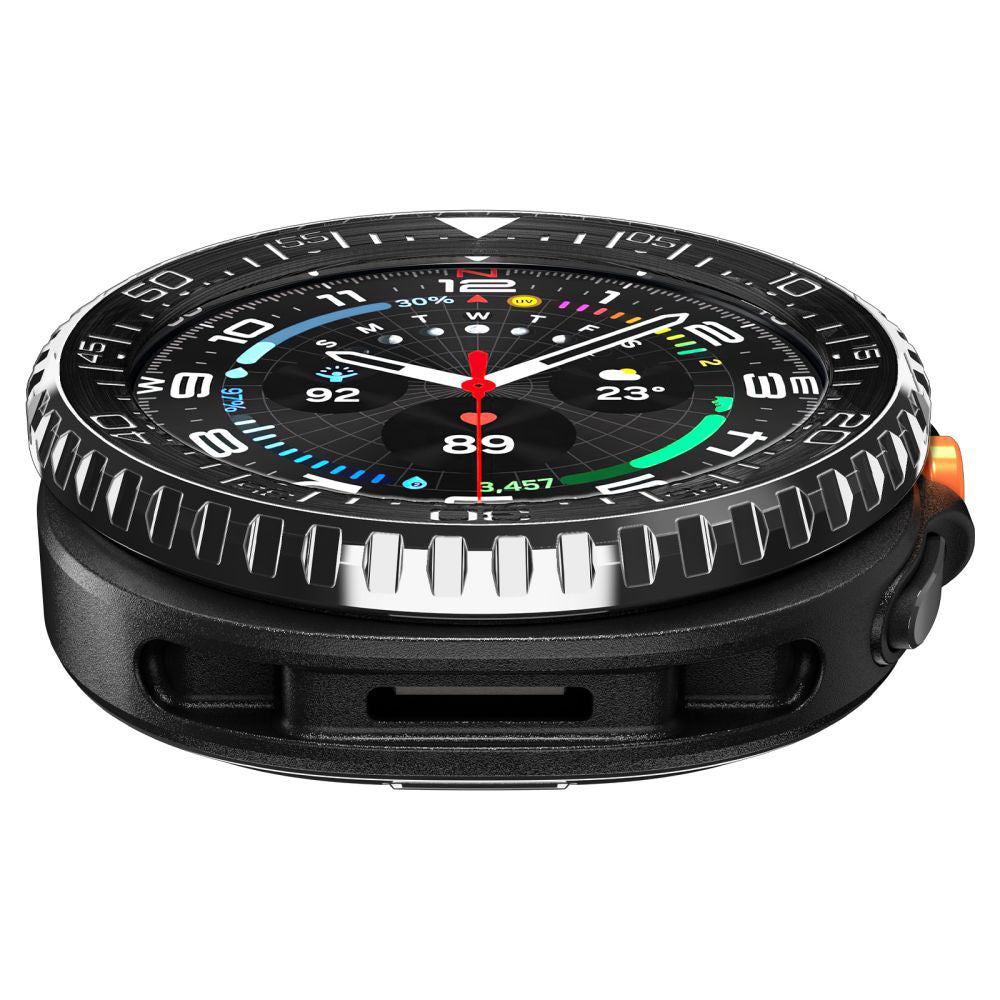 Spigen Tune Pro Diver Schutzrahmen für Samsung Galaxy Watch8 Classic, Schwarz ACS10016