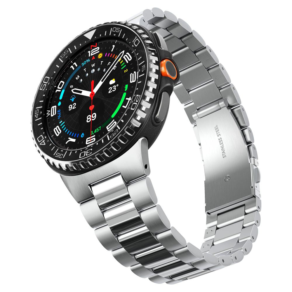 Spigen Tune Pro Diver Schutzrahmen für Samsung Galaxy Watch8 Classic, Schwarz ACS10016