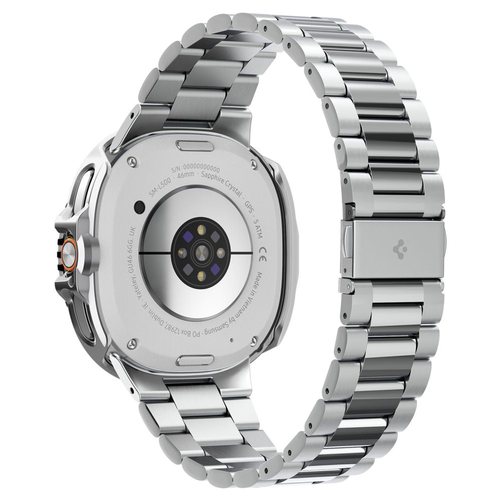 Spigen Tune Pro Pilot Schutzrahmen für Samsung Galaxy Watch8 Classic, Silber ACS10017