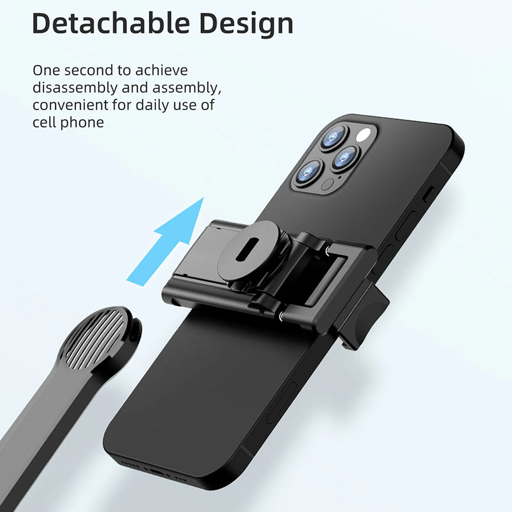 Selfie Stick Bluetooth Techsuit C01, Universal, Schwarz