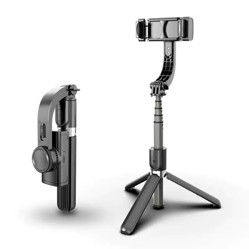 Selfie Stick Bluetooth Techsuit L08, Universal, Schwarz