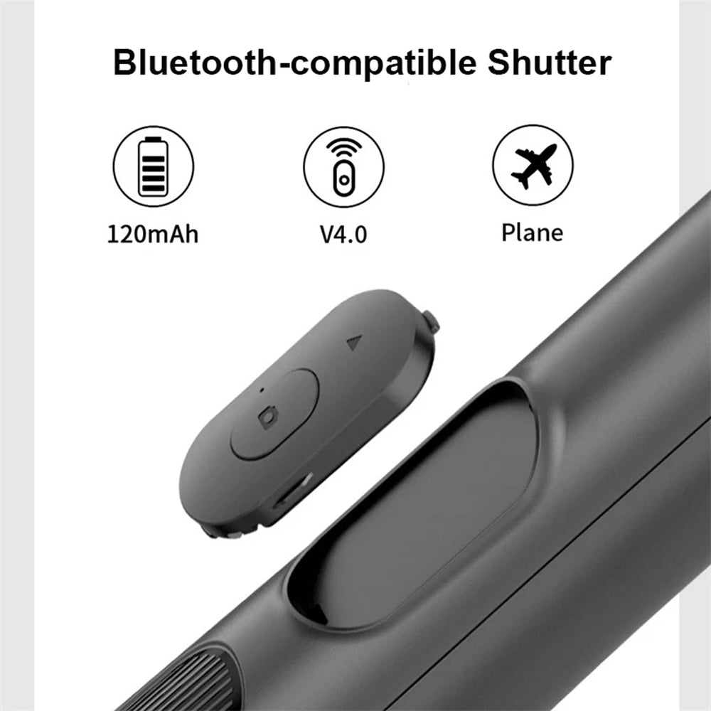 Selfie Stick Bluetooth Techsuit Q05, Universal, Schwarz