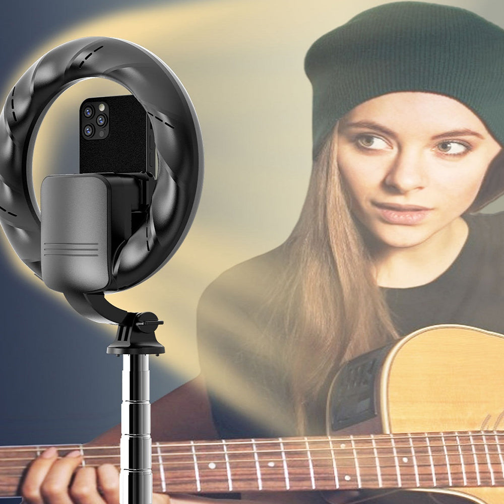 Selfie Stick Bluetooth Techsuit Q05s, Universal, Schwarz