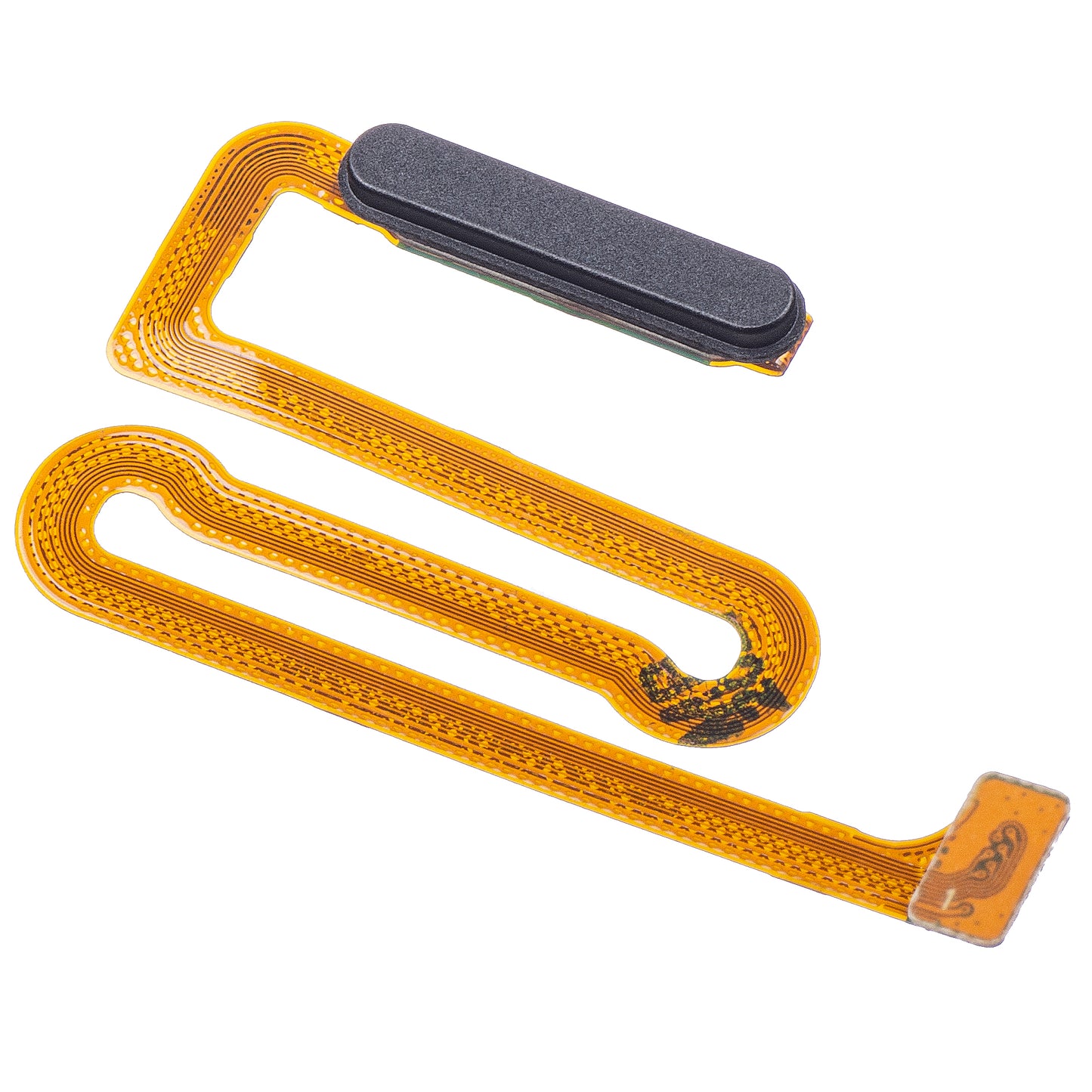 Fingerabdrucksensor Samsung Galaxy A12 Nacho A127 / M12 M127 / A12 A125, mit Band, Schwarz