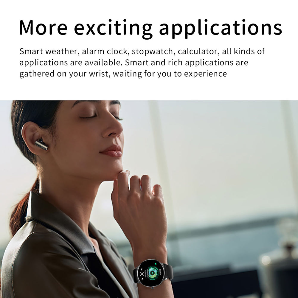 Smartwatch Blavec M01 Vesta Call, Schwarz