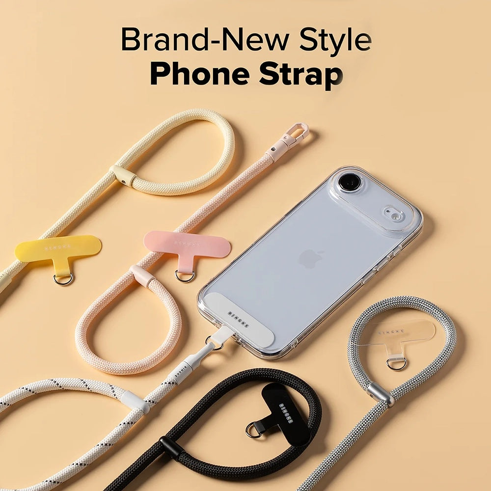 Ringke Link Flow P-Type Telefon Lanyard, Schwarz
