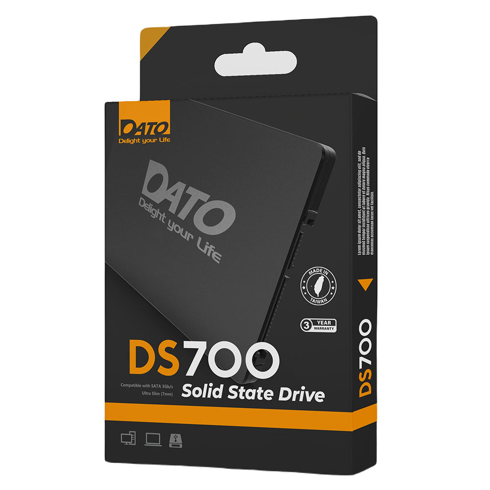 Solid State Drive (SSD) Dato DS700, 4TB, 2,5 Zoll, SATA III, Schwarz DS700SSD-4TB