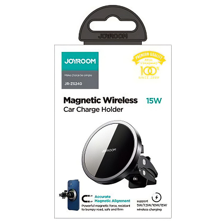 Kfz-Wireless-Ladegerät Joyroom JR-ZS240 Air Vent, 15W, 1.67A, Schwarz