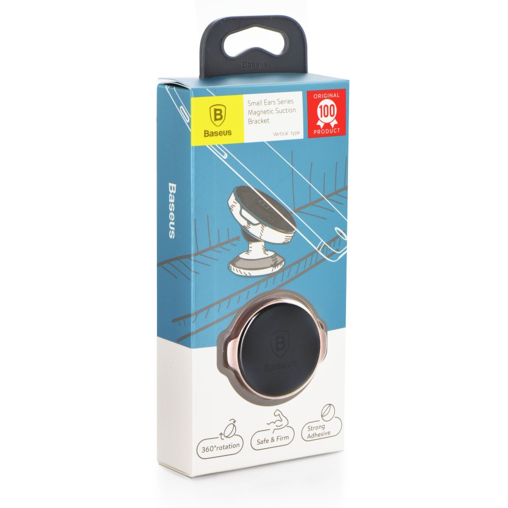 Magnetische Autohalterung Baseus Small Ears Bracket, Universal, Schwarz SUER-B01