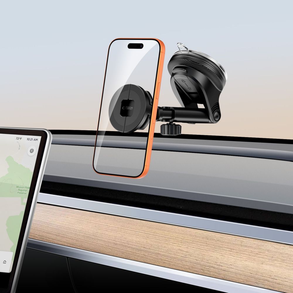 Magnetic Car Holder Tech-Protect N62 2in1, Universal, Black