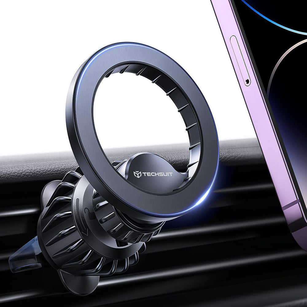 Magnetische Autohalterung Techsuit S1, Universal, Schwarz
