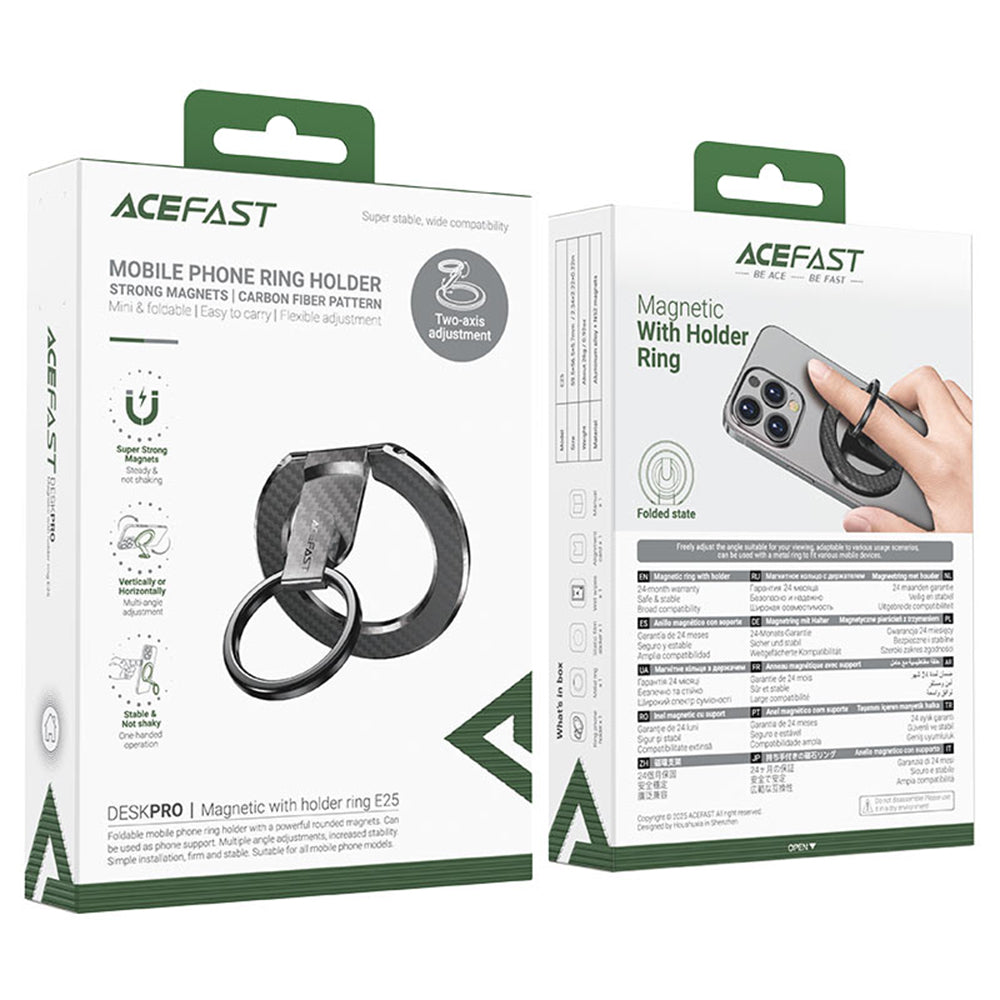 Ringhalter Acefast E25, Universal, Silber
