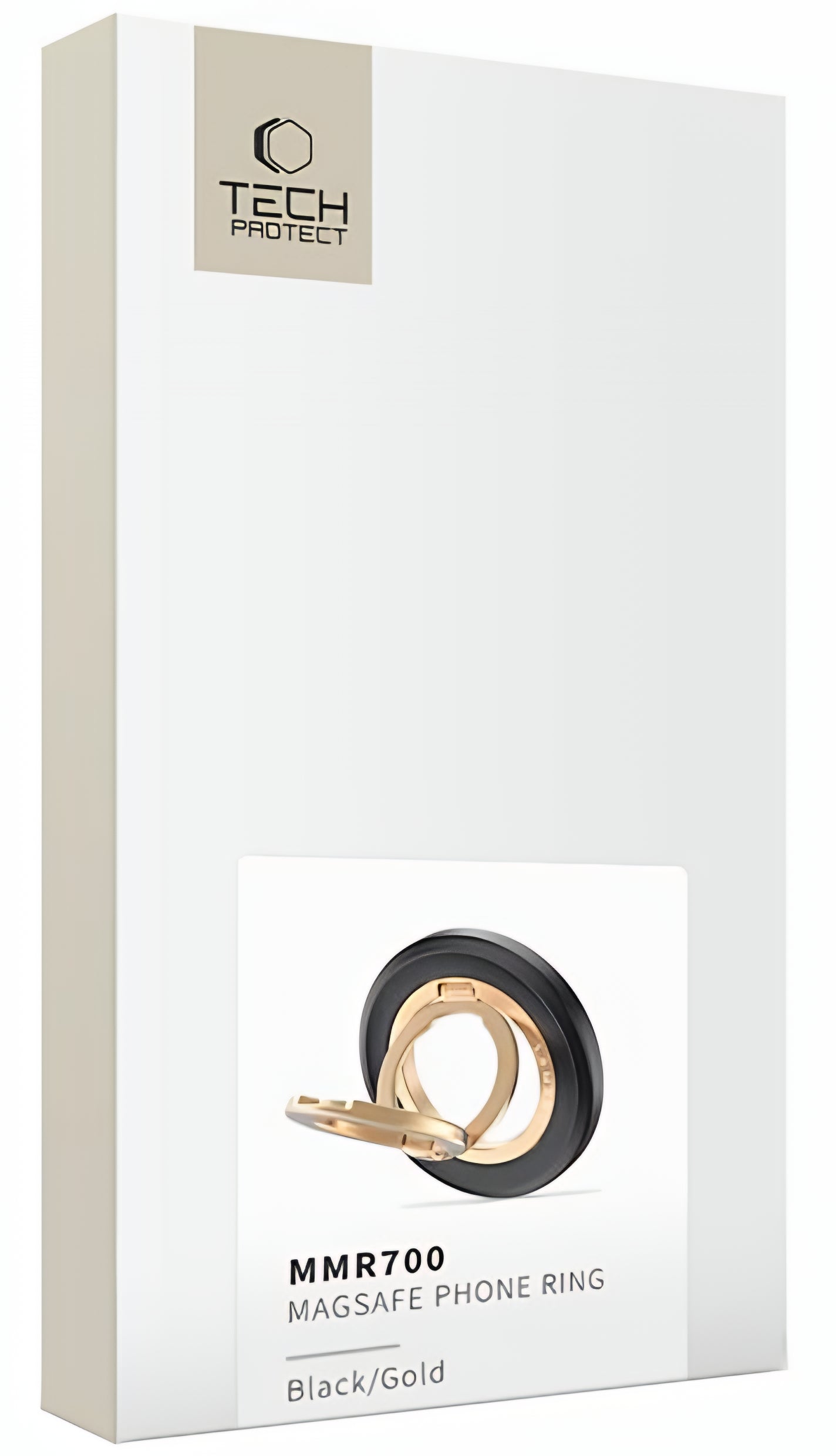 Tech-Protect MMR700 Lamano Ringhalter, Universal, Schwarz Gold