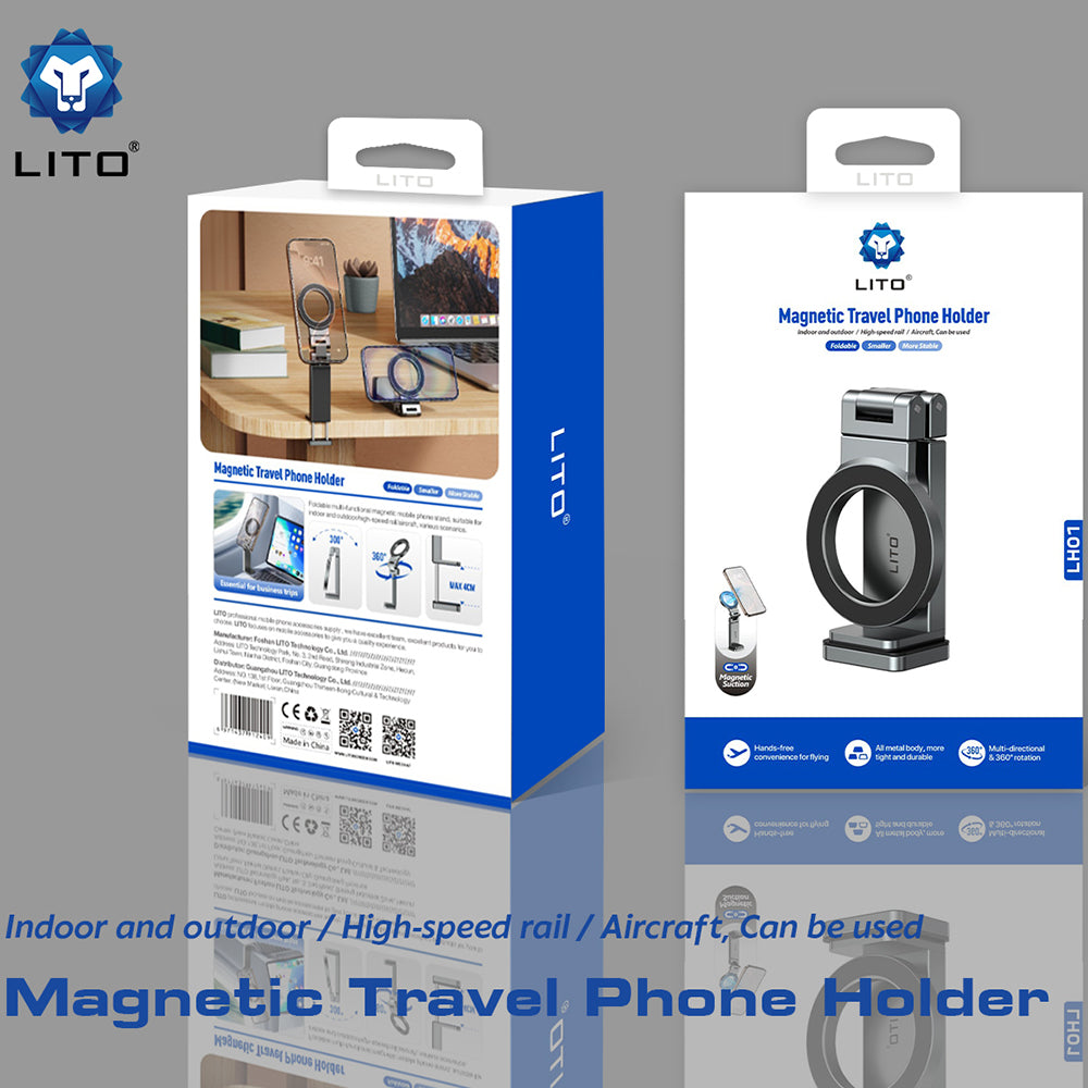 Magnetischer Halter Lito LH01, Universal, Grau