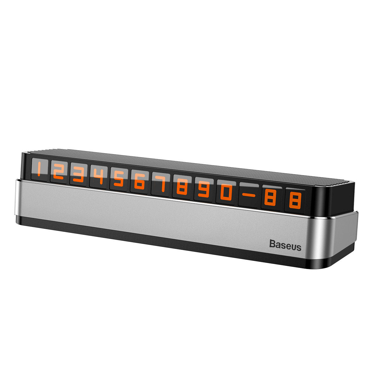 Baseus Moonlight Box Auto-Telefonnummernhalter | Silber | Verstellbar