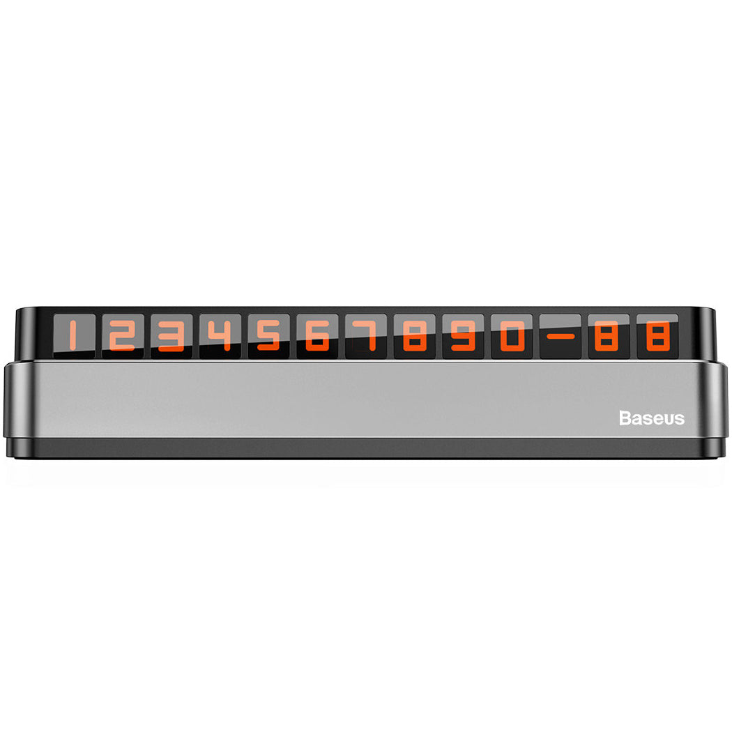 Baseus Moonlight Box Auto-Telefonnummernhalter | Grau | Verstellbar