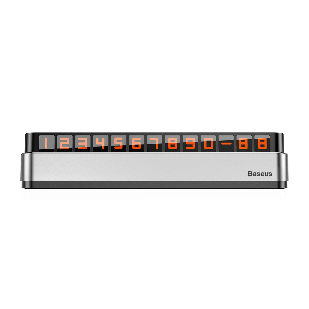 Baseus Moonlight Box Auto-Telefonnummernhalter | Silber | Verstellbar