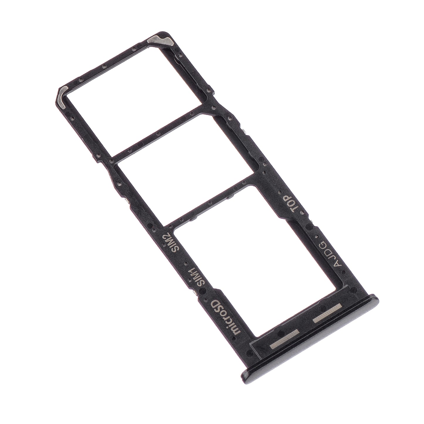 SIM-Kartenhalter für Samsung Galaxy A04s A047 | Schwarz | 3 Fächer