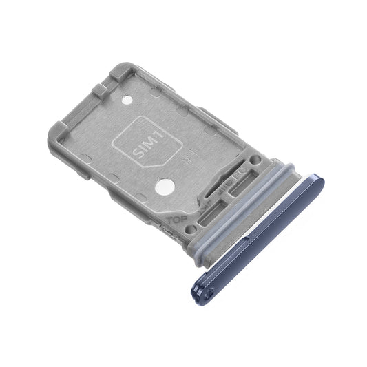 SIM-Halterung Samsung Galaxy S21 5G G991 / S21+ 5G G996, Dual SIM, Blau