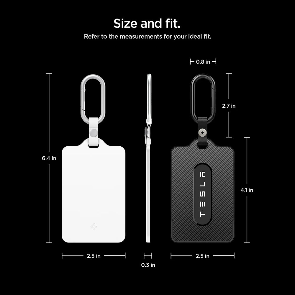 Spigen Schlüssel Kartenhalter für Tesla, 2er Set ACP11405