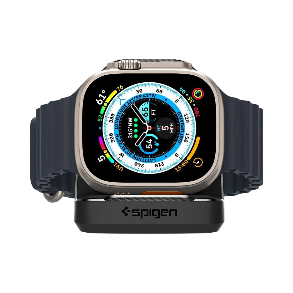 Spigen Rugged Armor Halterung für Apple Watch Series, Schwarz AMP05764