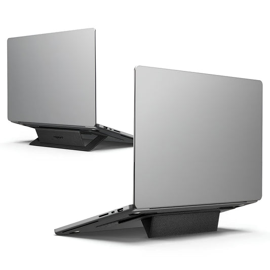 Spigen Slim Fold LD201-S6 Ständer für Laptop max. 14 Zoll, Schwarz AMP11115