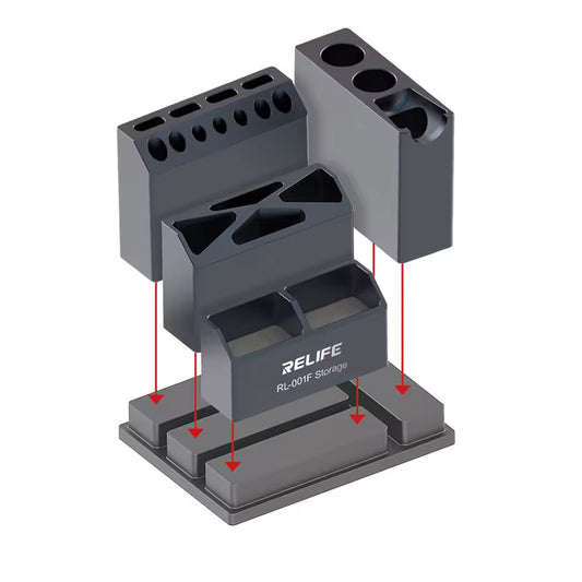 Schraubendreherhalter Relife RL-001F, Grau