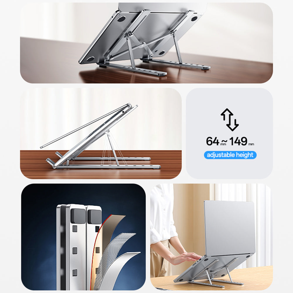 Yesido LP07 Ständer für Laptops 13 Zoll - 20 Zoll, Silber