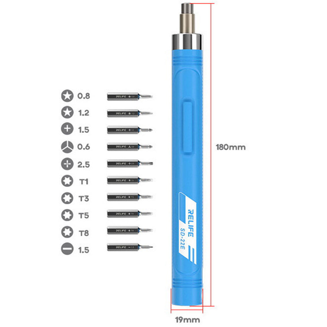 Elektroschraubendreher Relife SD-22E, blau