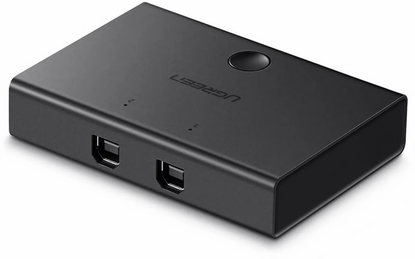 USB-Schalter UGREEN US158, 2 x USB-B, Schwarz