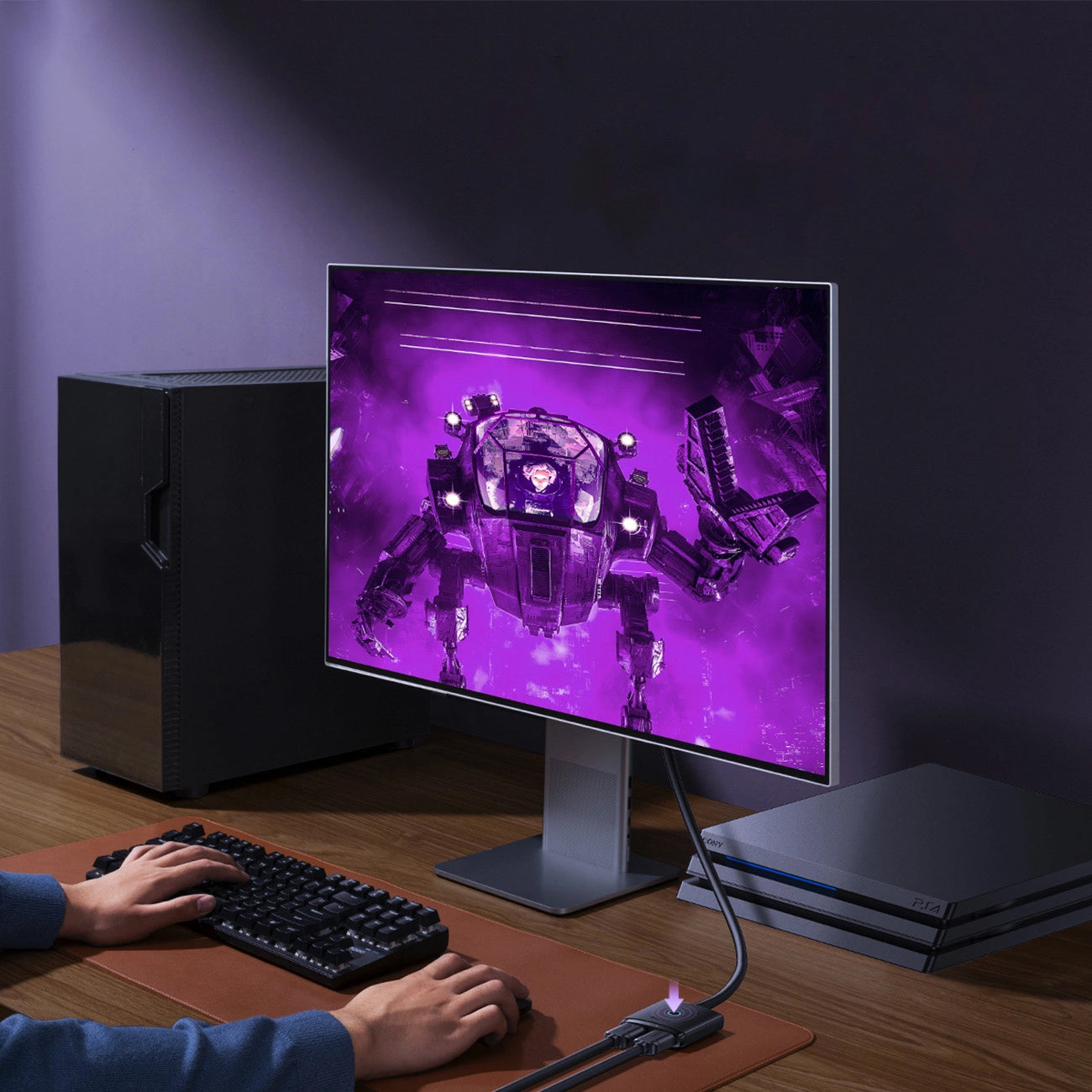 Baseus AirJoy Cluster Bidirectional Video Switch, Black B01331105111-01