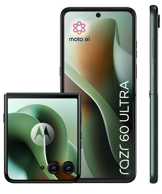 Mobiltelefon Motorola Razr 60 Ultra, 512GB, 16GB, Scarab PB8R0003SE
