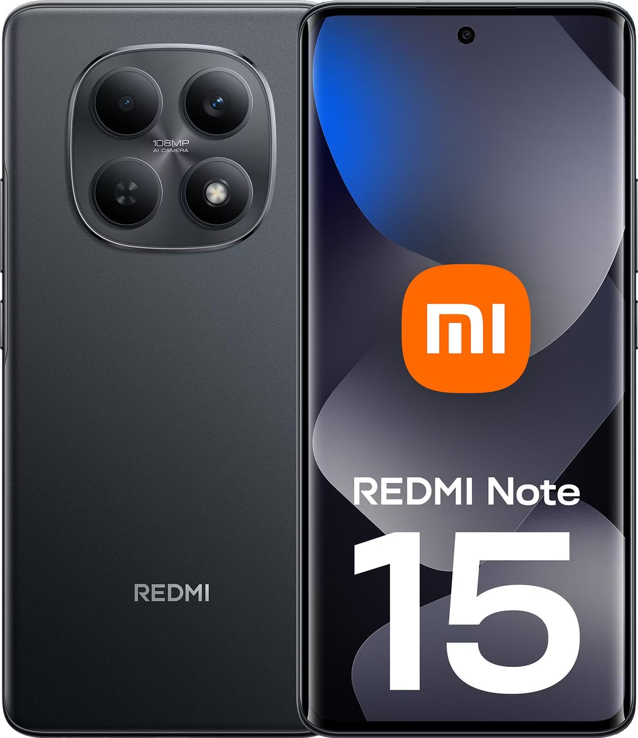 Mobiltelefon Xiaomi Redmi Note 15 4G, 128GB, 6GB, Schwarz MZB0M8GEU